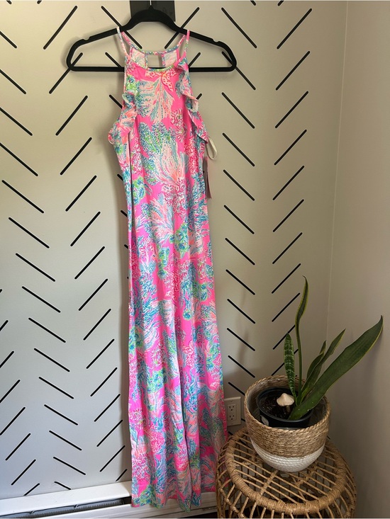 Lilly Pulitzer Dresses & Skirts - NWT Lilly Pulitzer Billie maxi dress halter neck line